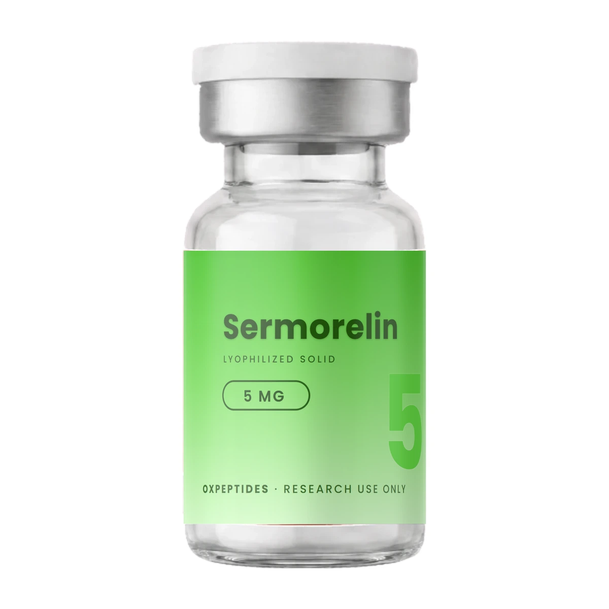 Sermorelin · Sermorelin Durchstechflasche — lyophilisiert, OXpeptides Etikett