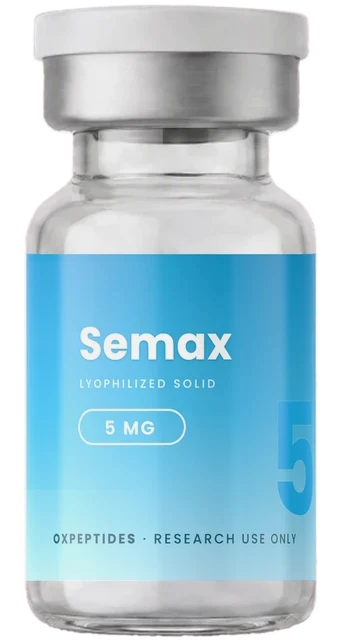 Semax 5 mg — lyophilisiertes Forschungspeptid, OXpeptides-Fläschchen