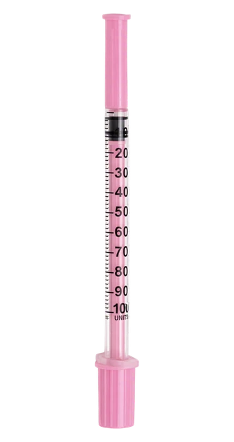 Rosa Spritzen 1 mL 30 pcs, OXpeptides